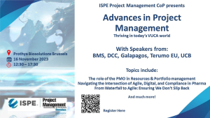 ISPE COP Project Management presents 
